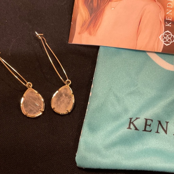 KENDRA SCOTT DEE PINK QUARTZ EARRINGS - Picture 10 of 12